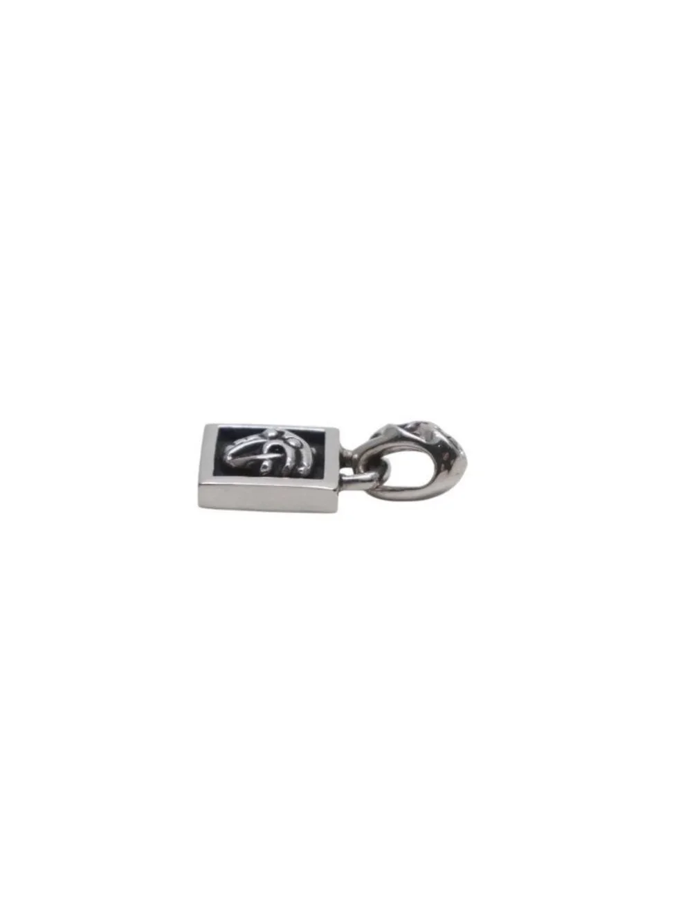 Chrome Hearts Framed Heart Necklace 925 Sterling Silver Celtic